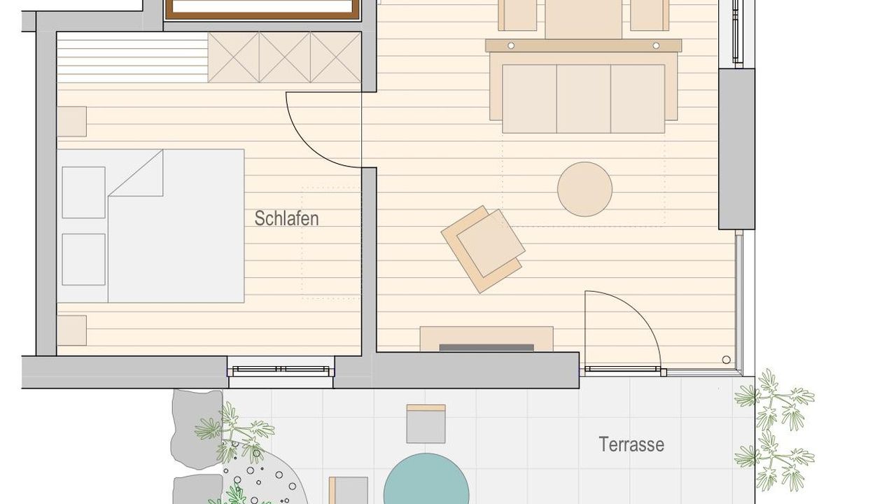 Ferienwohnung Balance - Grundriss Ferienwohnung Balance - Grundriss